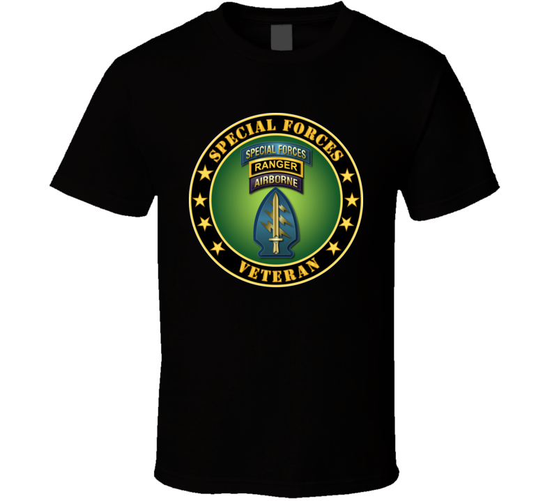 Army - Special Forces - Ranger Veteran T Shirt