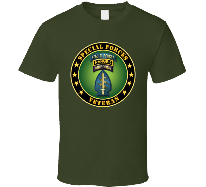 Army - Special Forces - Ranger Veteran T Shirt