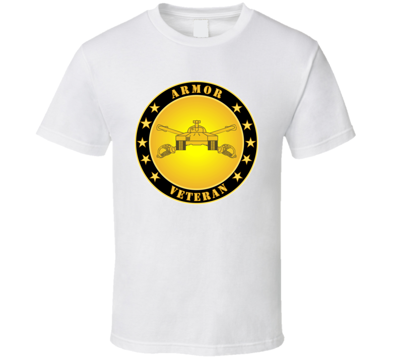 Army - Armor Veteran - T-shirt