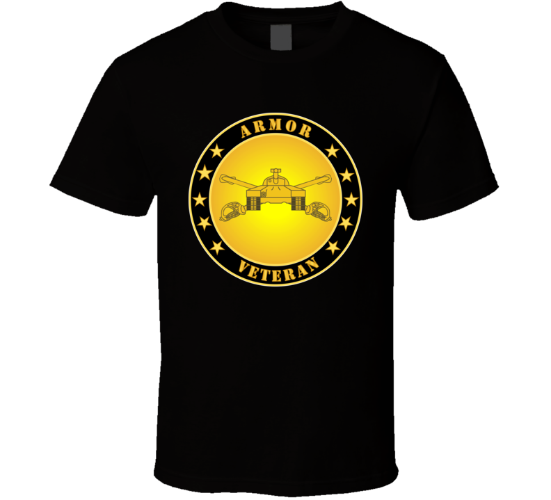 Army - Armor Veteran - T-shirt