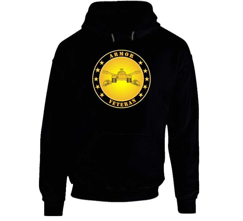 Army - Armor Veteran - Hoodie