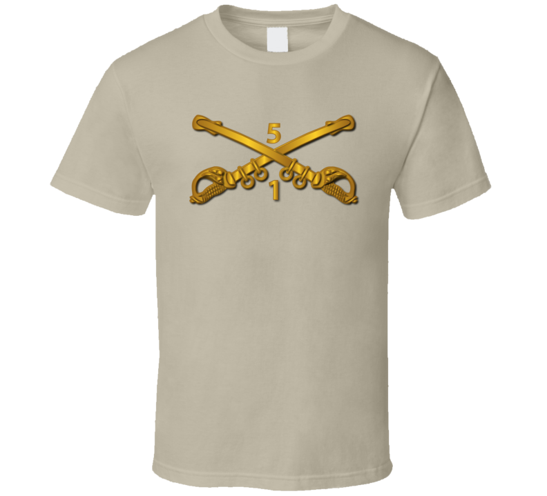 Army - 1st Bn 5th Cavalry Branch Wo Txt T Shirt
