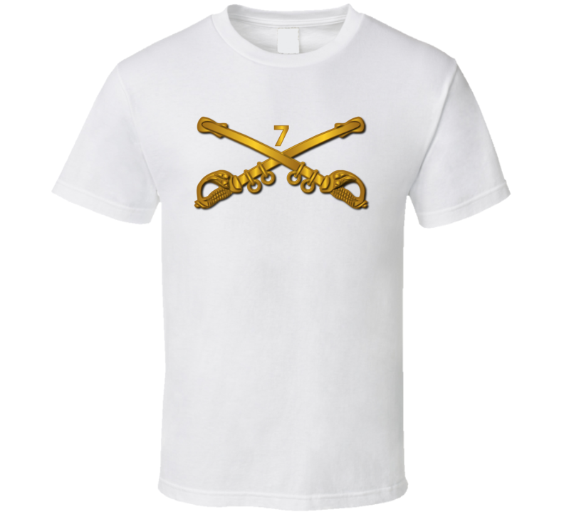 Army - 7th Cavalry Branch Wo Txt - T-shirt