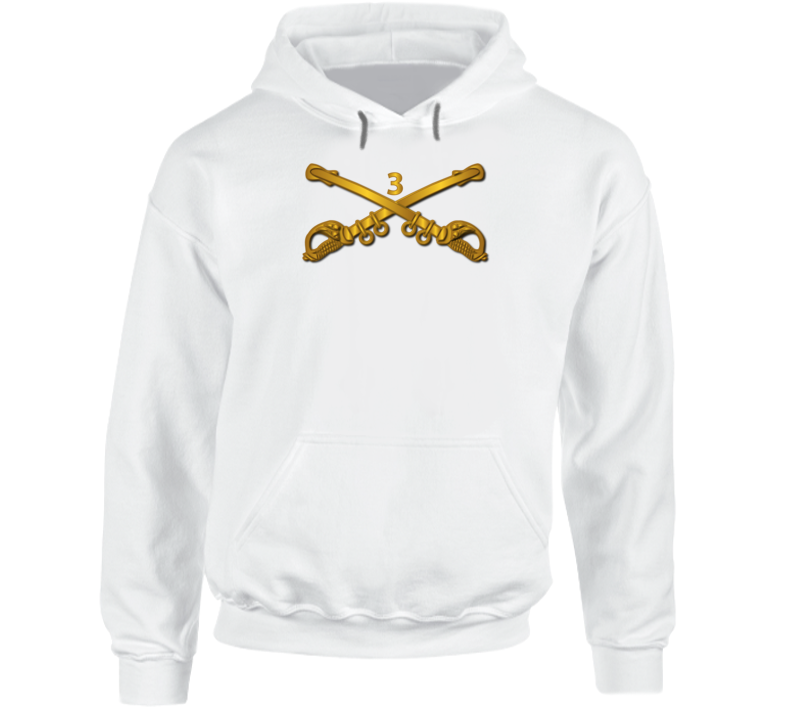 Army - 3rd Cavalry Branch Wo Txt - Hoodie