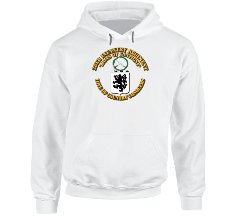 Army - Coa - 28th Infantry Regiment Hoodie