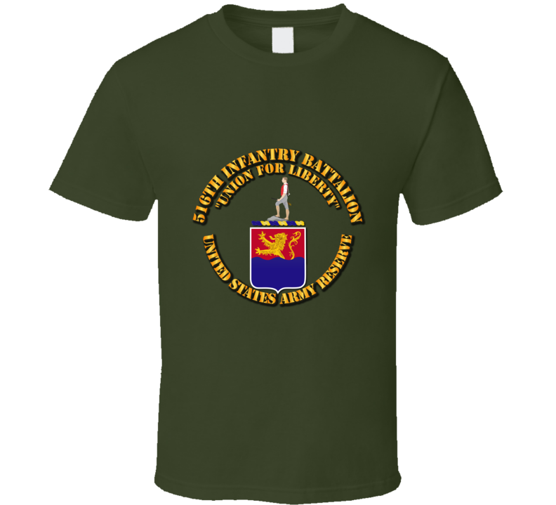 Army - Coa - 516th Infantry Battalion T Shirt