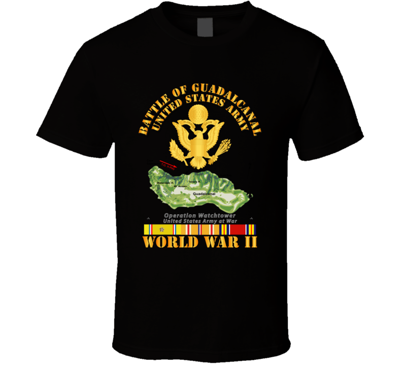 Army - United States Army - Wwii - Guadalcanal T-shirt