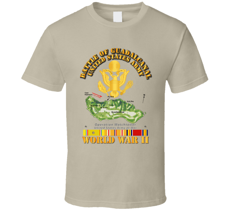 Army - United States Army - Wwii - Guadalcanal T-shirt