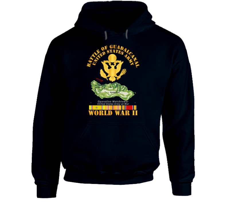 Army - United States Army - Wwii - Guadalcanal Hoodie