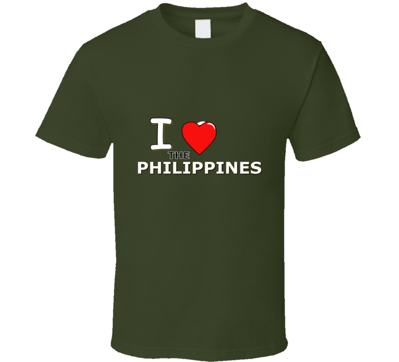 I Heart The Philippines T Shirt