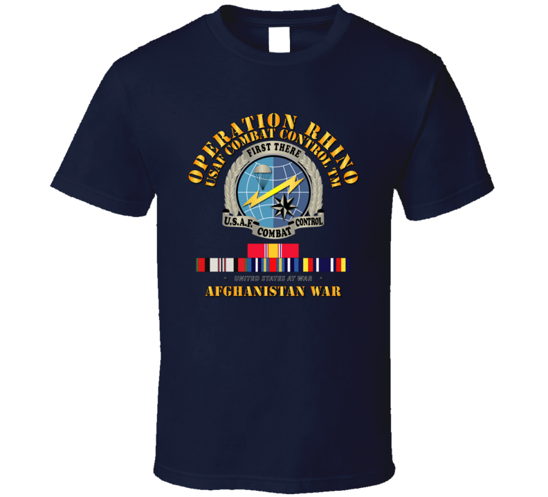 Sof - Operation Rhino - Afghanistan - Usaf Combat Control W Svc - T-shirt