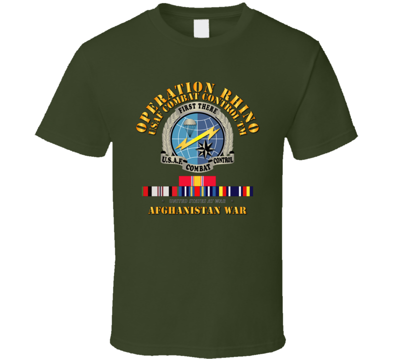 Sof - Operation Rhino - Afghanistan - Usaf Combat Control W Svc - T-shirt