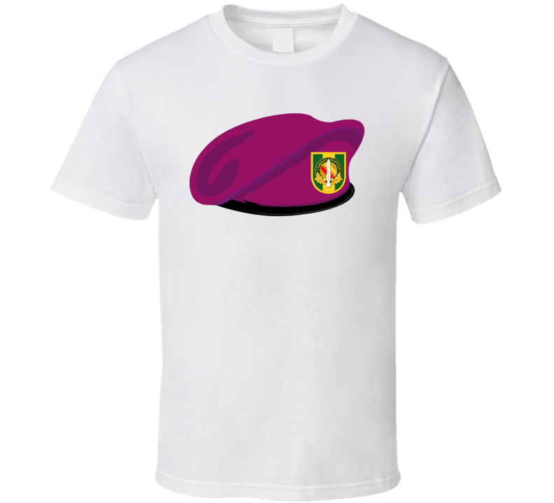 Army - Beret - 16th Mp Bde W Dui Wo Txt T-shirt