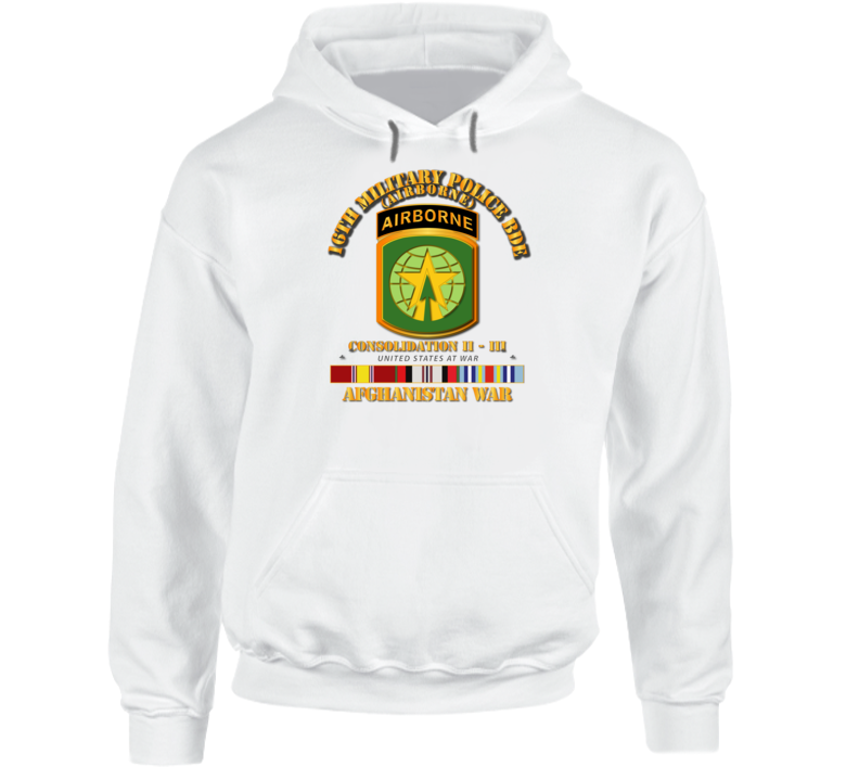 Army - 16th Mp Bde - Afghanistan War W Svc Hoodie
