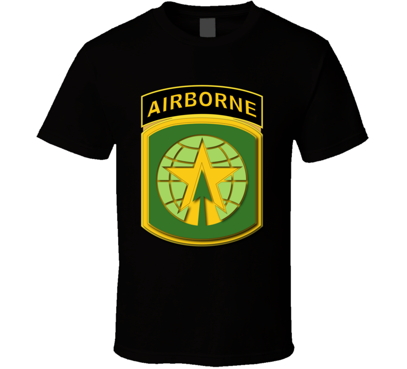 Army - 16th MP Bde w Airborne Tab wo Txt T Shirt