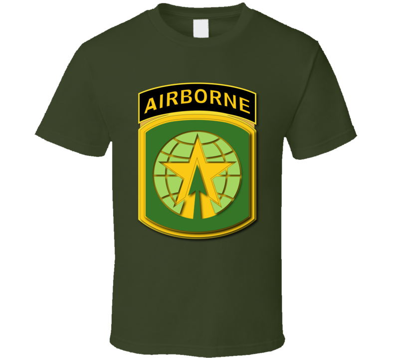 Army - 16th MP Bde w Airborne Tab wo Txt T Shirt