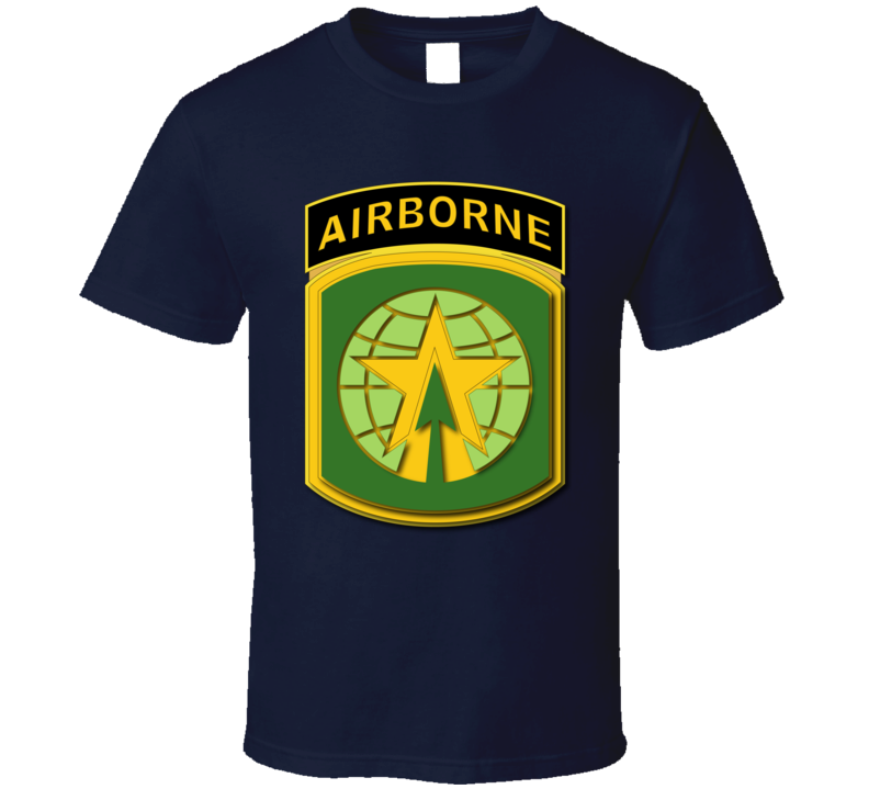 Army - 16th MP Bde w Airborne Tab wo Txt T Shirt