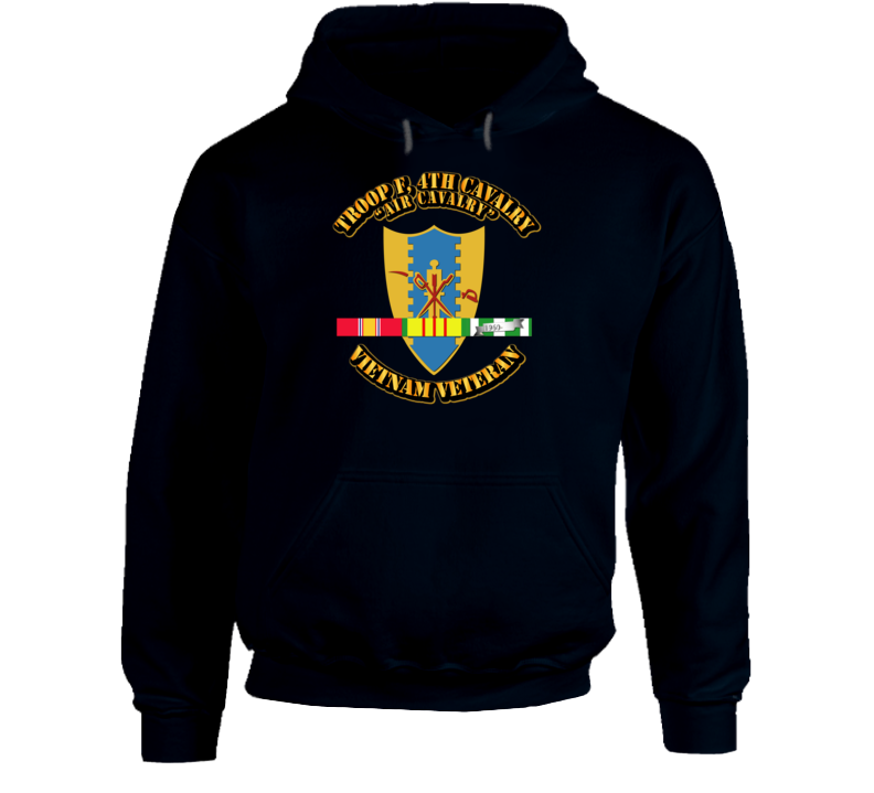 Troop F, 4th Cavalry W Svc Ribbons - Hoodie Troop F, 4th Cavalry W Svc Ribbons - Hoodie