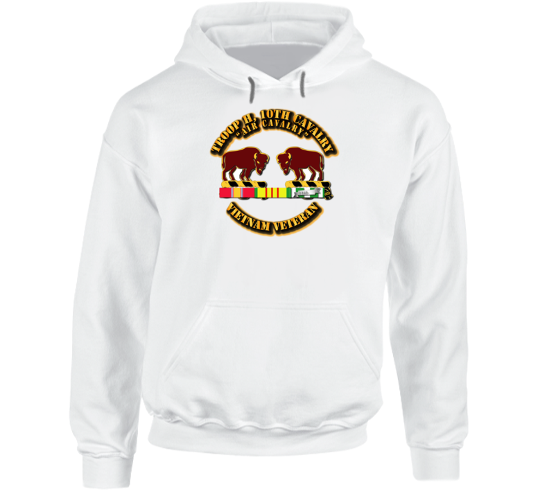 Troop H, 10th Cavalry W Vietnam Svc - Hoodie Troop H, 10th Cavalry W Vietnam Svc - Hoodie