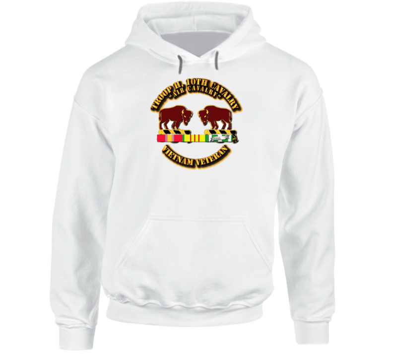 Troop H,  10th Cavalry W Vietnam Svc - Hoodie