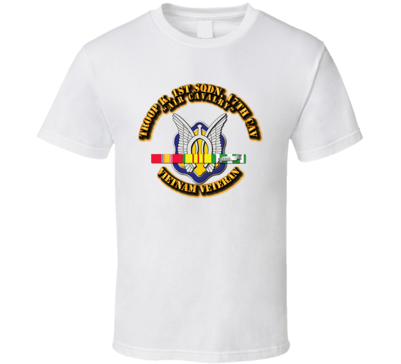 Troop K, 17th Cavalry W Svc - T-shirt