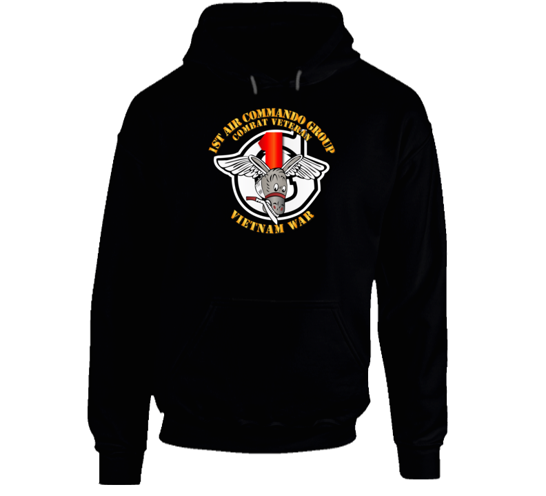 Usaf -1st Air Commando Group - Vietnam War  With Txt Hoodie