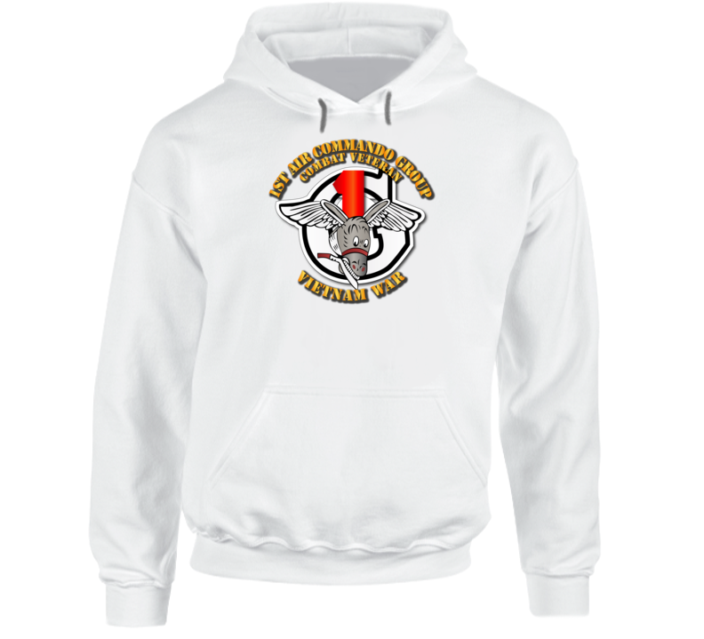 Usaf -1st Air Commando Group - Vietnam War  With Txt Hoodie