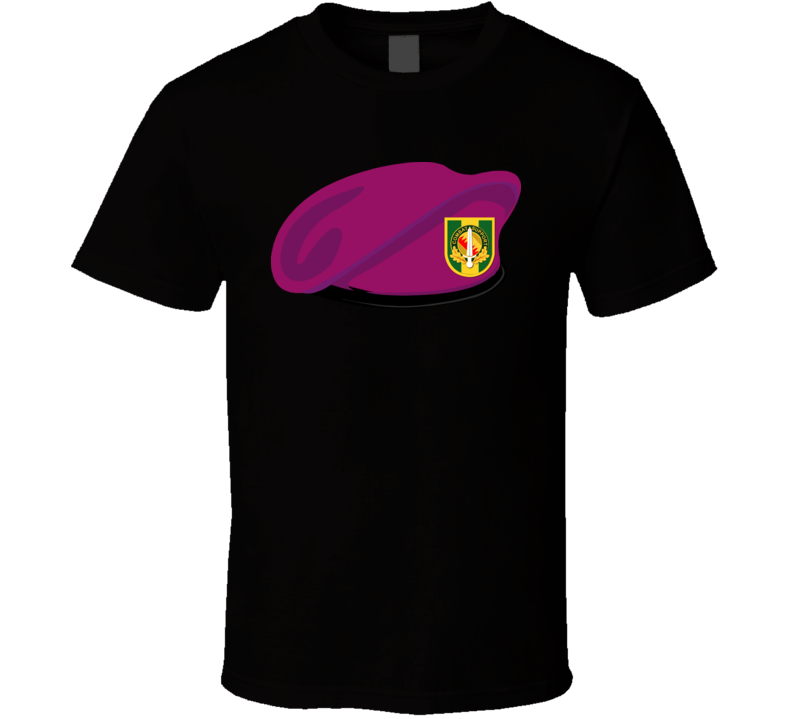 Army - Beret - 16th Mp Bde W Dui Wo Txt T Shirt