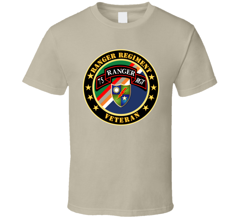 Army - Ranger Regiment Veteran - Scroll - Dui T Shirt