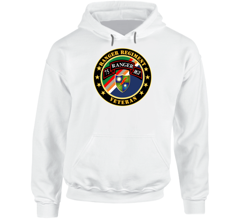 Army - Ranger Regiment Veteran - Scroll - Dui Hoodie