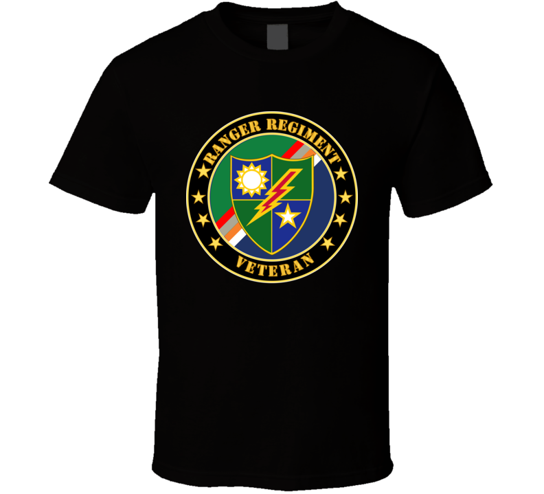 Army - Ranger Regiment Veteran - Dui T Shirt