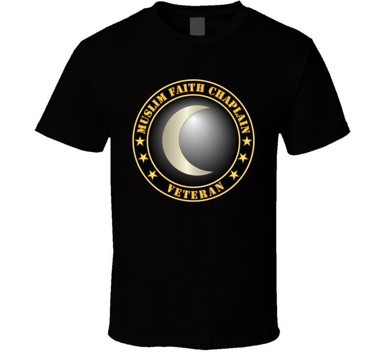 Army - Muslim Faith Chaplain Veteran T Shirt