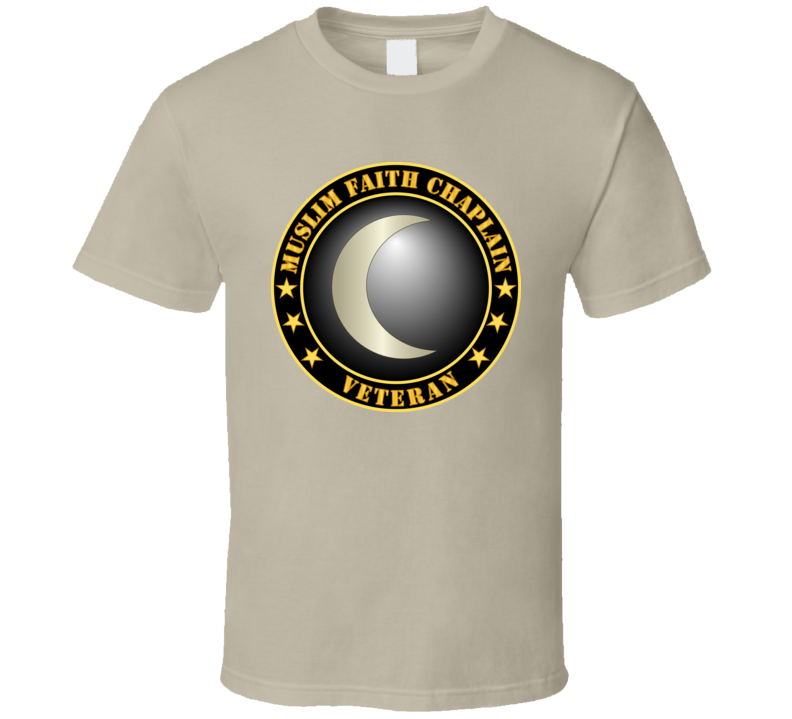 Army - Muslim Faith Chaplain Veteran T Shirt