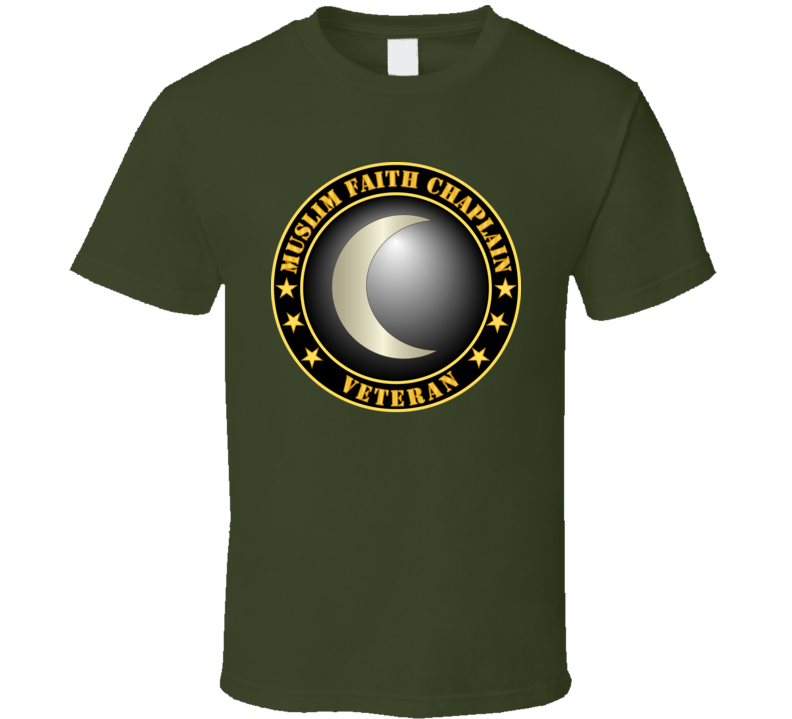 Army - Muslim Faith Chaplain Veteran T Shirt