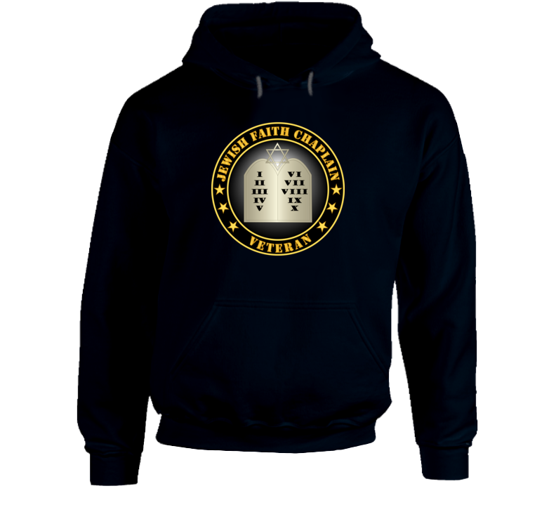 Army - Jewish Faith Chaplain Veteran Hoodie
