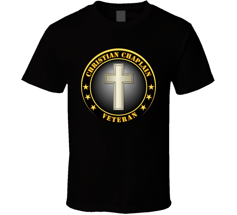 Army - Christian Chaplain Veteran T Shirt