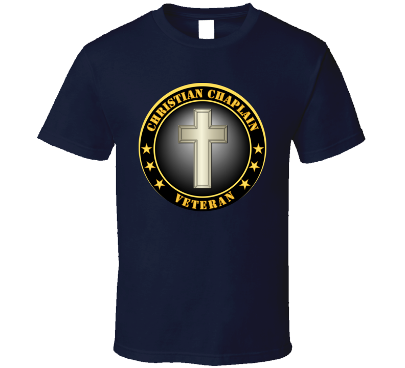 Army - Christian Chaplain Veteran T Shirt