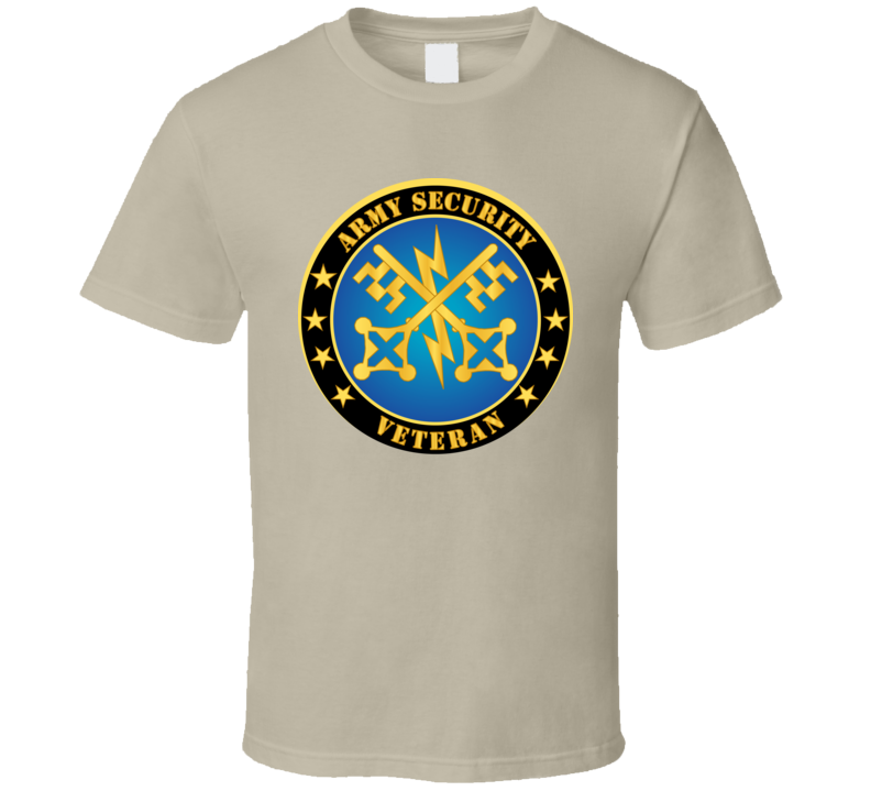 Army - Security Veteran T Shirt