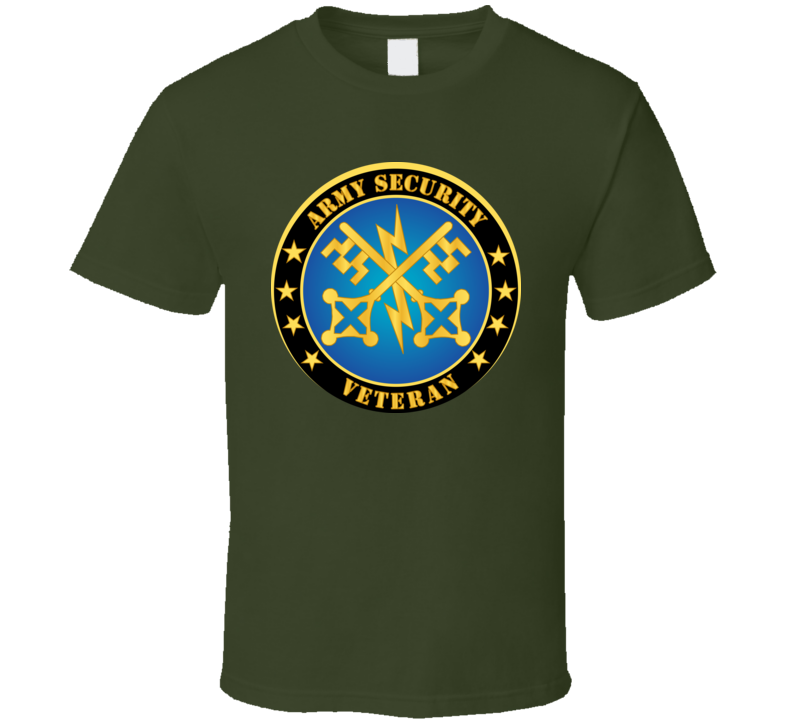 Army - Security Veteran T Shirt