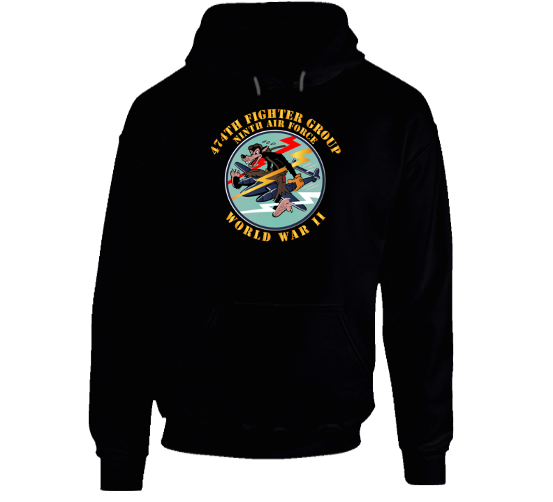 Aac - 474th Fighter Group - 9th Af - Hoodie