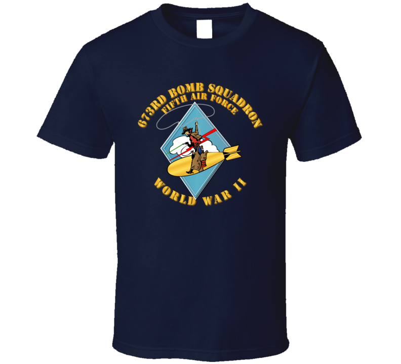 Aac - 673rd Bomb Squadron - 5th Af - T-shirt