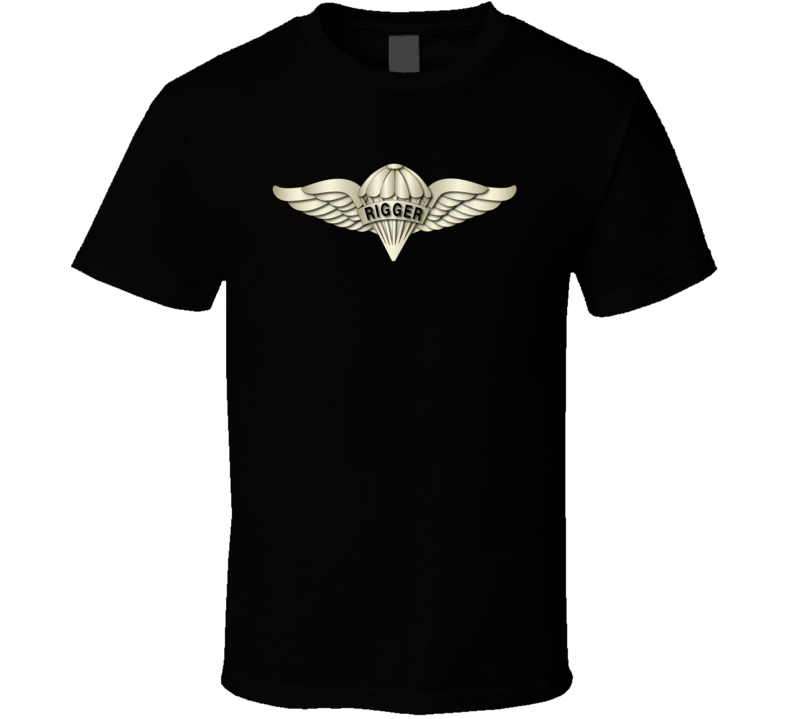 Army - Parachute Rigger Metal V1 Wo Txt T-shirt