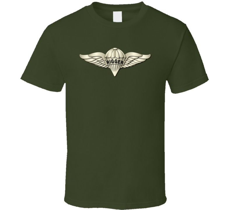 Army - Parachute Rigger Metal V1 Wo Txt T-shirt