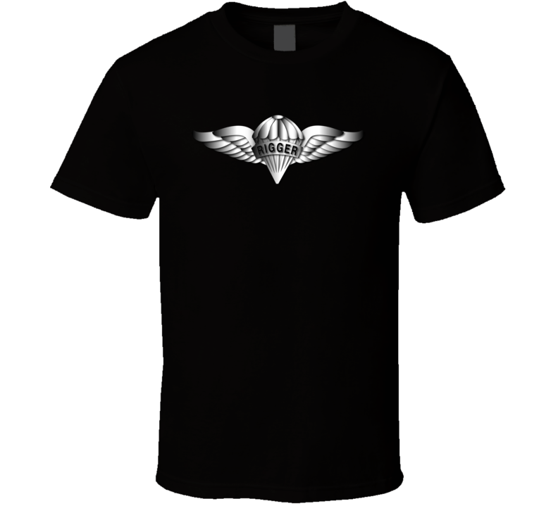 Army - Parachute Rigger Metal Wo Txt T-shirt