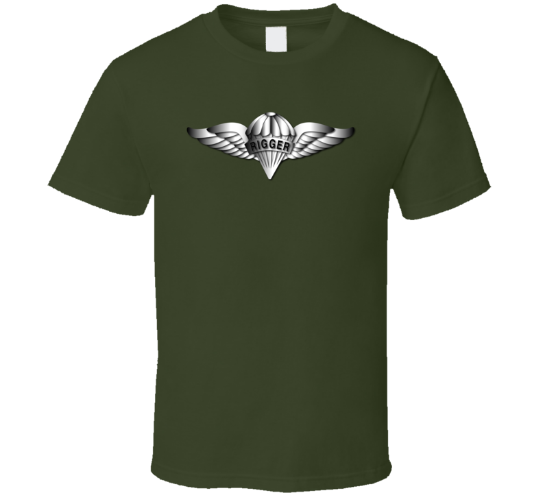 Army - Parachute Rigger Metal Wo Txt T-shirt