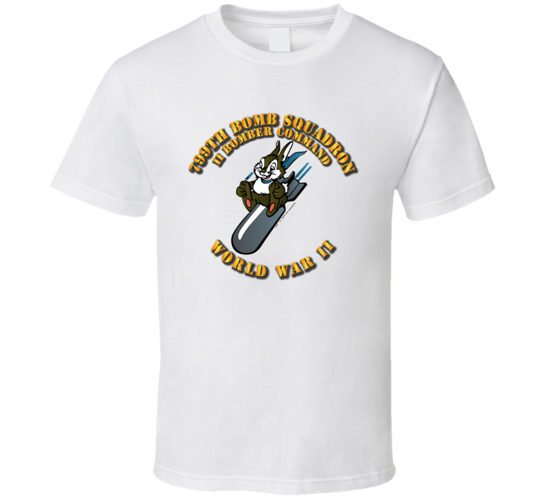Aac - 799th Bomb Squadron - Ii Bomber Cmd T-shirt