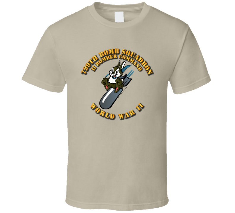 Aac - 799th Bomb Squadron - Ii Bomber Cmd T-shirt