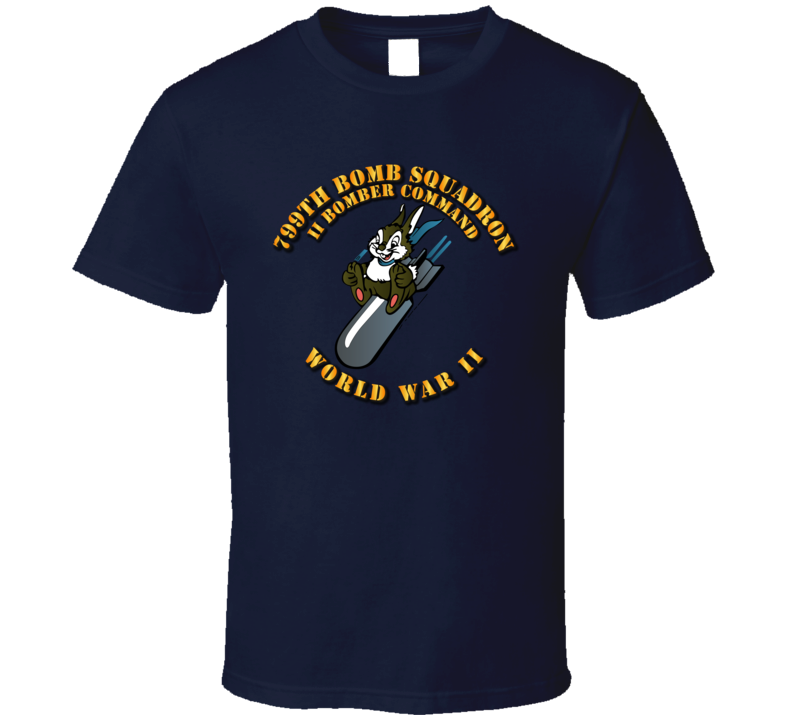 Aac - 799th Bomb Squadron - Ii Bomber Cmd T-shirt