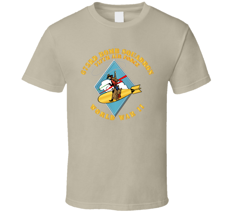 Aac - 673rd Bomb Squadron - 5th Af - T-shirt