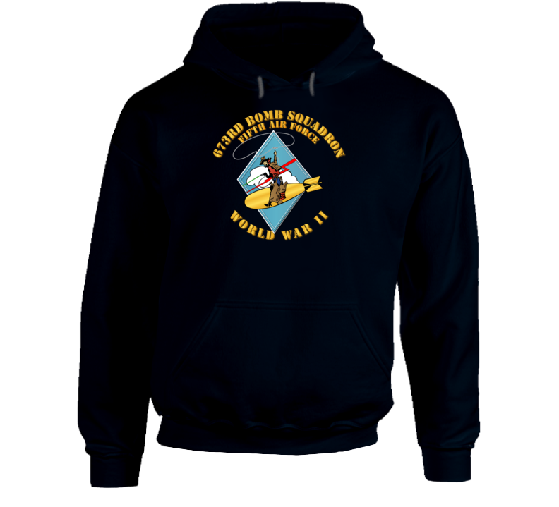 Aac - 673rd Bomb Squadron - 5th Af - Hoodie